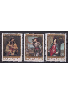 1980 San Marino Natale 3 valori nuovi Sassone 1066-8